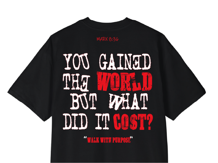 Camiseta PUNTOD negra, vista trasera