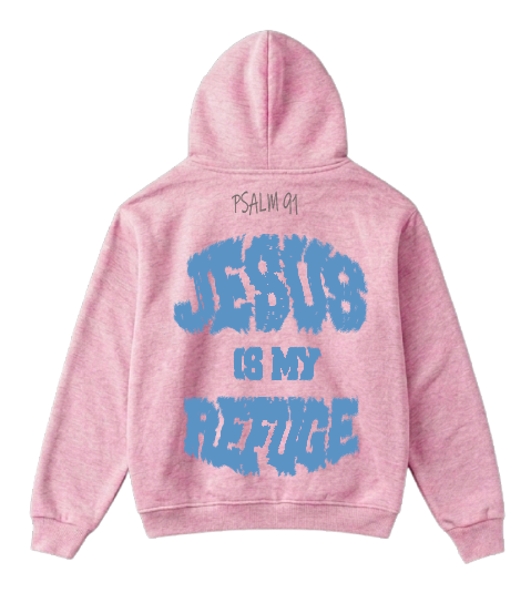 Jesus is My Refuge Hoodie - Back